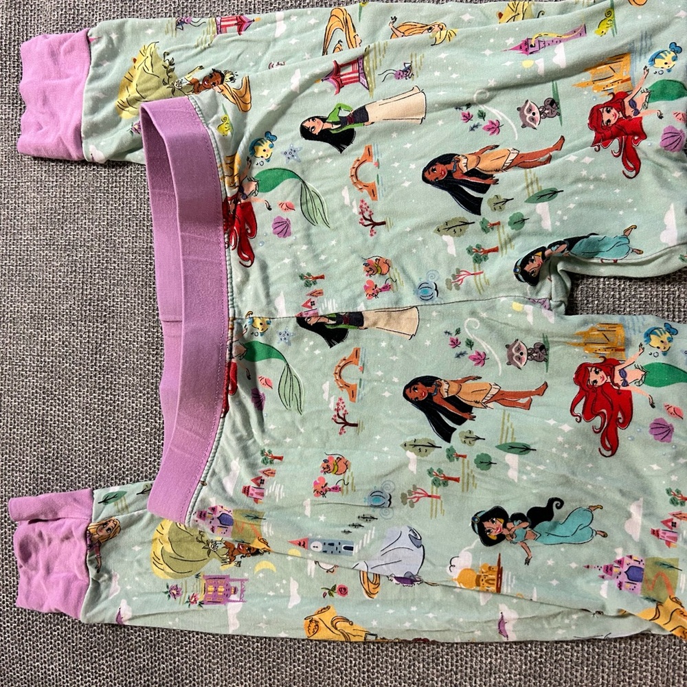 Little Sleepies Princess Print Pajama Set - Picture 5 of 6